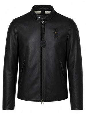 BLAUER Giubbino Di Pelle Blauer Ripley - Nero