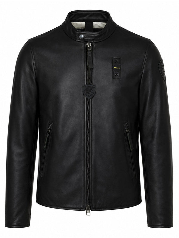 BLAUER Giubbino Di Pelle Blauer Ripley - Nero