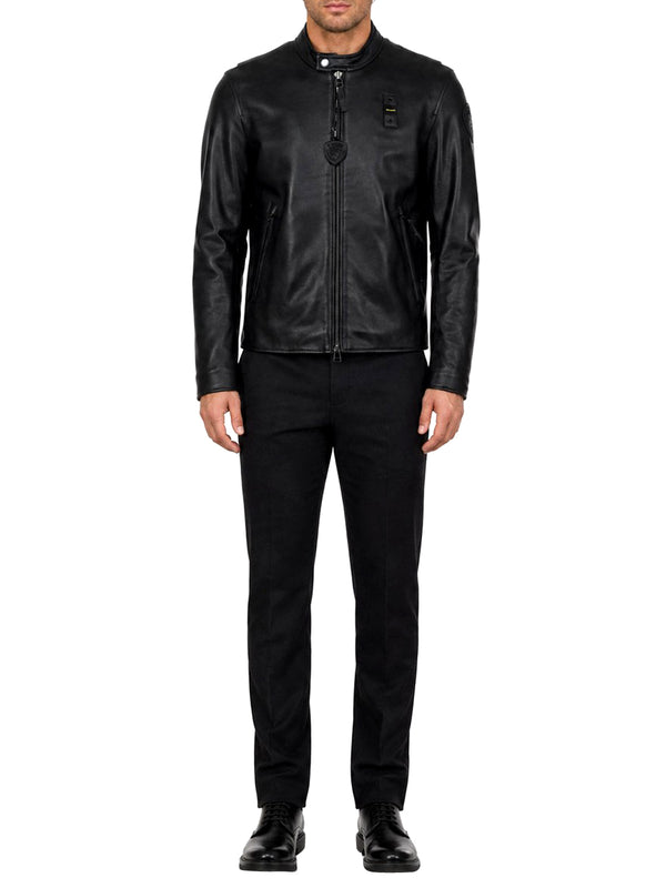 BLAUER Giubbino Di Pelle Blauer Ripley - Nero