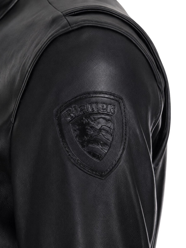 BLAUER Giubbino Di Pelle Blauer Ripley - Nero