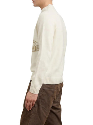 Blauer Maglione Pianozey Blauer - Bianco