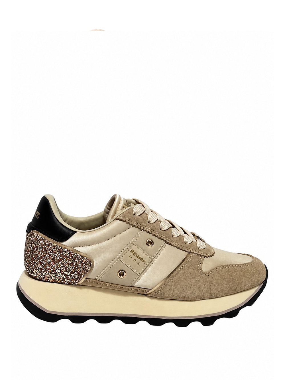 BLAUER Sneakers Blauer Mills01 - Crema/Rosa