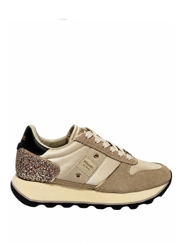 BLAUER Sneakers Blauer Mills01 - Crema/Rosa