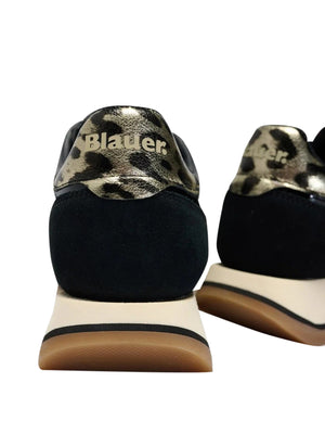 BLAUER Sneakers Blauer Mills01 - Nero/Leopardata