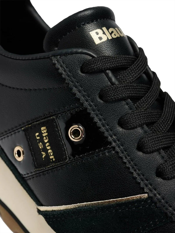 BLAUER Sneakers Blauer Mills01 - Nero/Leopardata