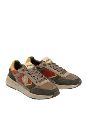 BLAUER Sneakers Blauer Logo Impresso Marrone Arancio