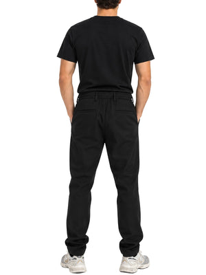 Brian Brome Gentleman Pantalone Brian Brome In Tinta Unita - Nero