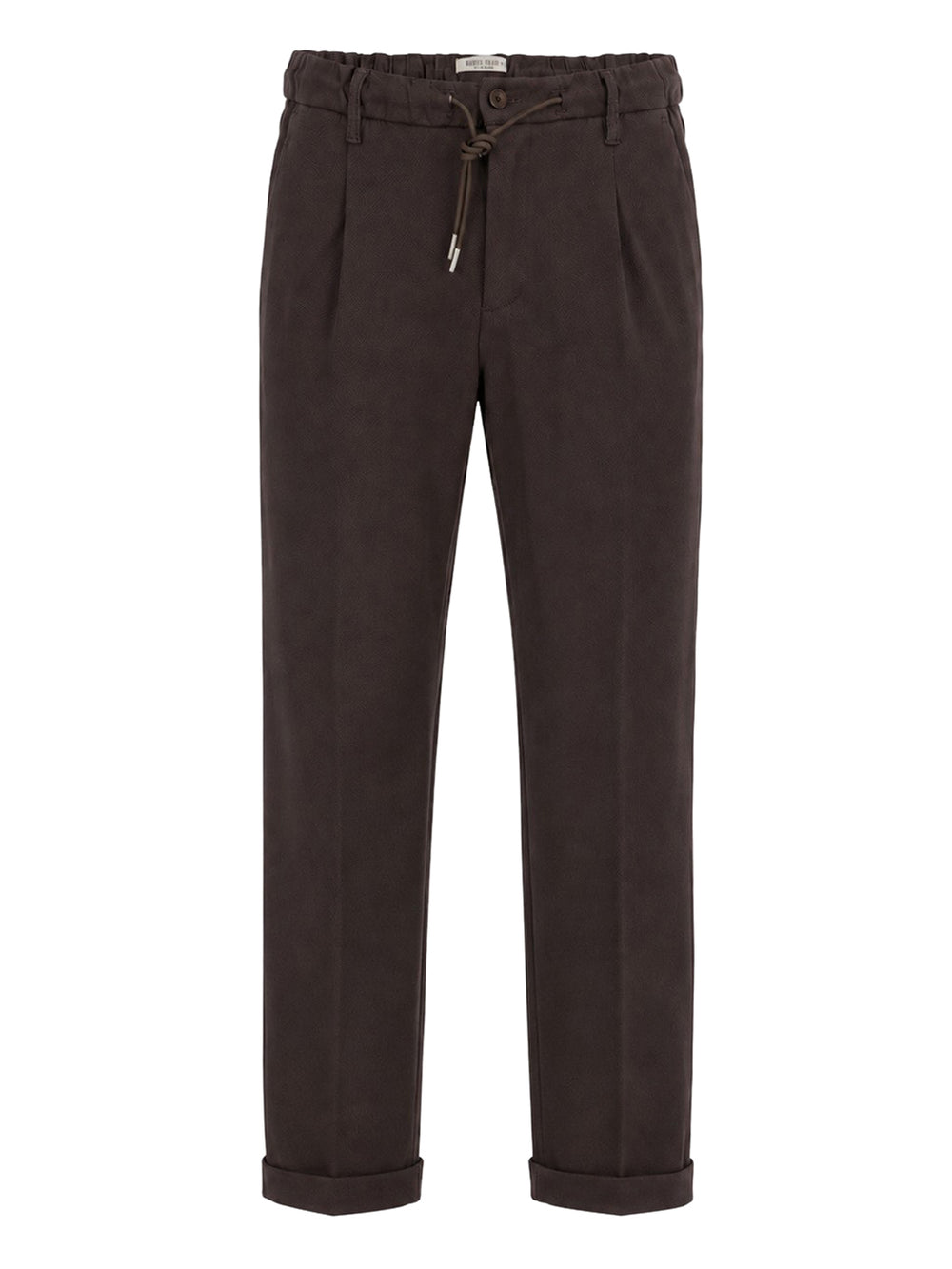 Brian Brome Gentleman Pantalone Brian Brome In Tinta Unita - Marrone