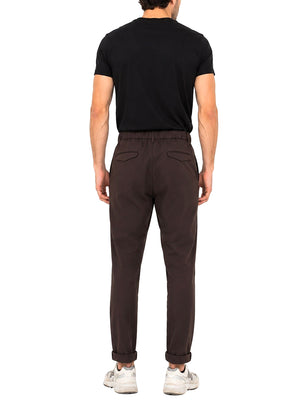 Brian Brome Gentleman Pantalone Brian Brome In Tinta Unita - Marrone