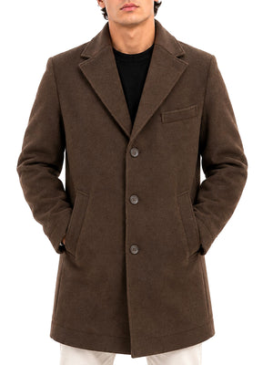 Brian Brome Gentleman Cappotto Uomo - Marrone