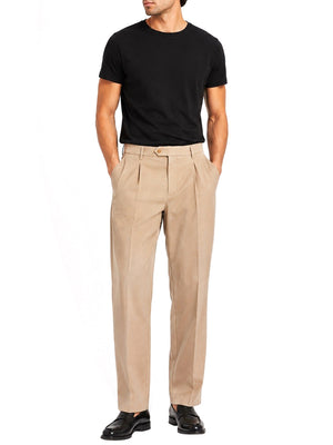 Brian Brome Selected Pantalone Brian Brome In Tinta Unita - Beige