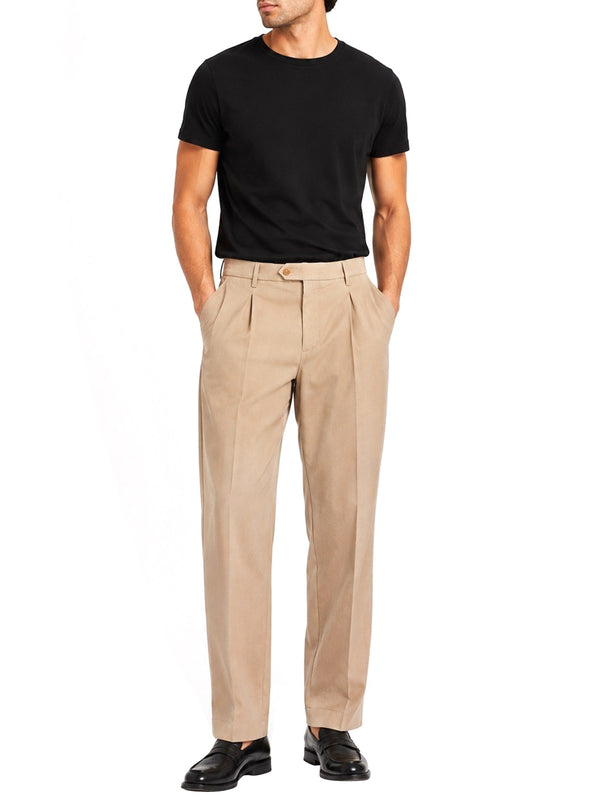 Brian Brome Selected Pantalone Brian Brome In Tinta Unita - Beige