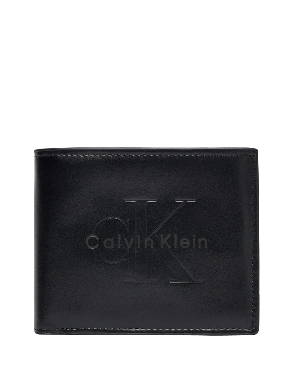 CALVIN ACC.1USCITA Portafoglio Calvin Klein Portamonete Rfid In Nappa - Nero