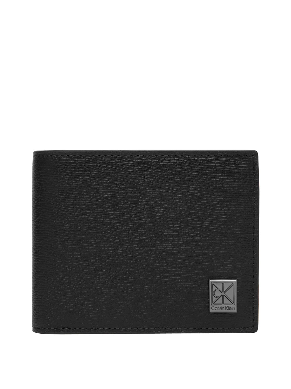 CALVIN ACC.1USCITA Portafoglio Calvin Klein Emblem Bill Fold w/Coin Nero
