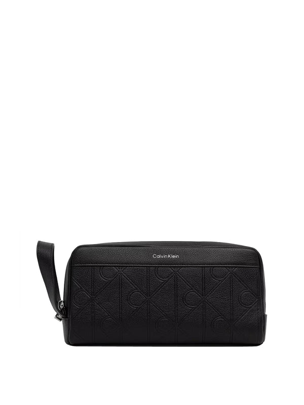 CALVIN ACC.1USCITA Pochette Calvin Klein Doppio Kit Nero