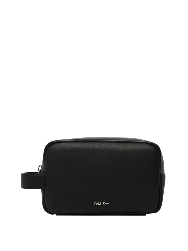 CALVIN ACC.1USCITA Pochette Calvin Klein Raised Doppio Kit Nero