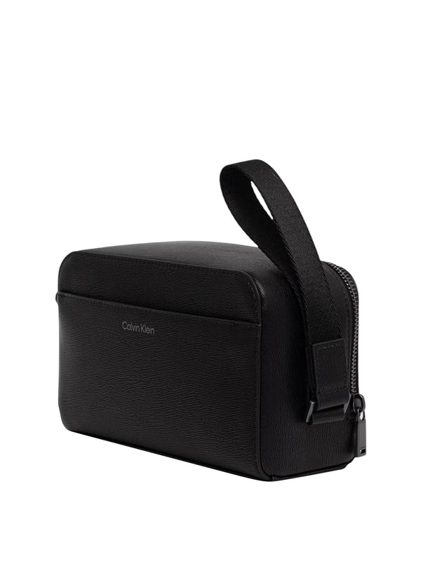 CALVIN ACC.1USCITA Pochette Calvin Klein Emblem Hw Dopp Kit - Nero