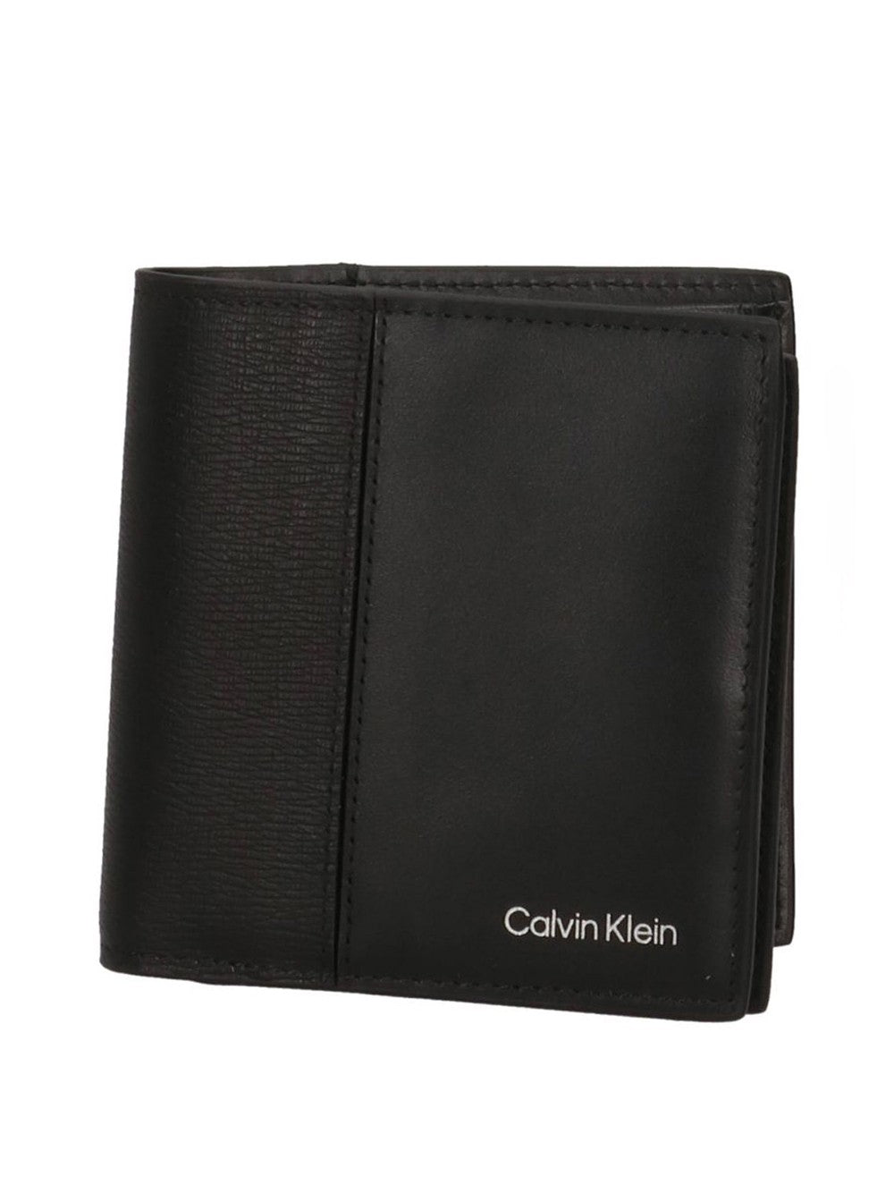CALVIN ACC.1USCITA Portafoglio Calvin Klein Refined Mix Slim Trifold W Card -Nero