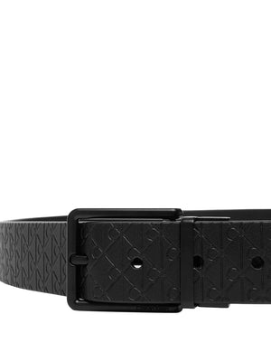 CALVIN ACC.1USCITA Cintura Calvin Klein Warmth Buckle Smooth Nero