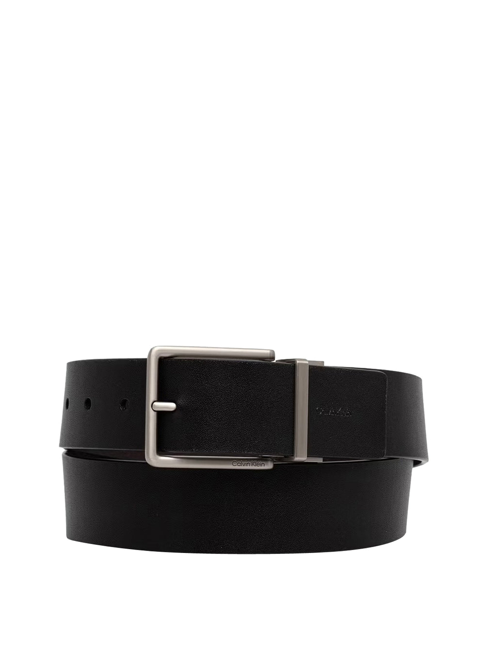 CALVIN ACC.1USCITA Cintura Calvin Klein Warmth Buckle Smooth 40Mm Adj/Re - Nero