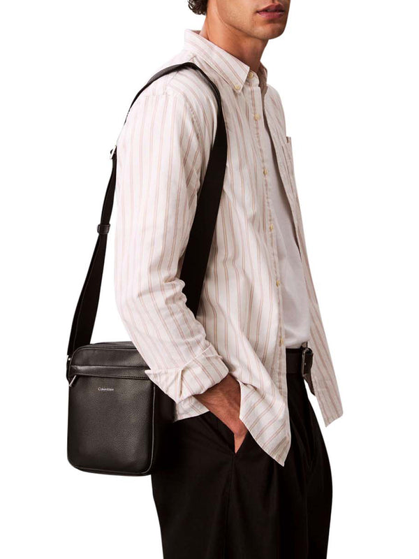 CALVIN ACC.2USCITA Borsa a Tracolla Uomo - Nero