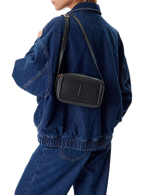 CALVIN ACC.2USCITA Borsa A Tracolla Calvin Klein Ck Camera - Nero