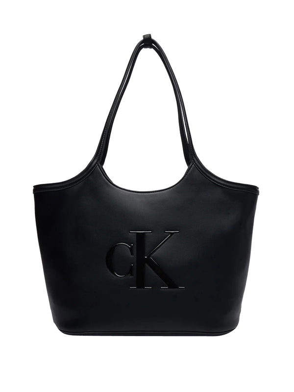 CALVIN ACC.2USCITA Borsa Shopper Calvin Klein Bold Ck - Nero