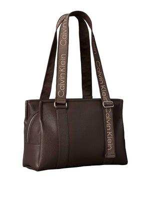 CALVIN ACC.2USCITA Borsa a Mano Donna - Marrone
