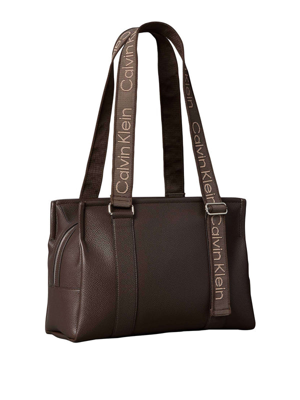 CALVIN ACC.2USCITA Borsa a Mano Donna - Marrone