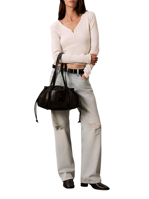 CALVIN ACC.2USCITA Borsa a Spalla Donna - Nero