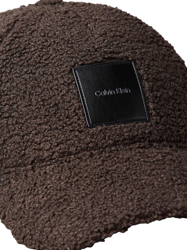 CALVIN ACC.2USCITA Cappello Clavin Klein All-Over Sherp - Marrone