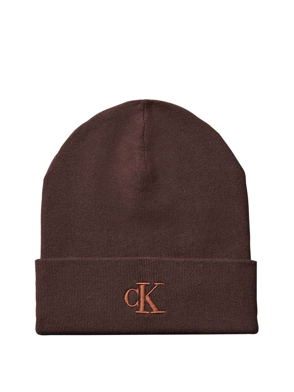 CALVIN ACC.2USCITA Cappello Calvin Klein Fine Rib Marrone