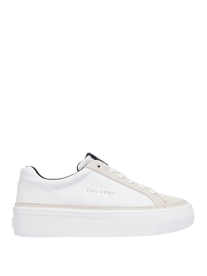 CALVIN CALZATURE Sneakers Calvin Klein Vulc Flatf Laceup - Bianco