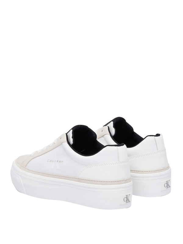 CALVIN CALZATURE Sneakers Calvin Klein Vulc Flatf Laceup - Bianco