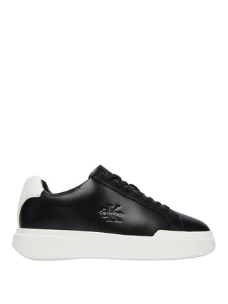 CALVIN CALZATURE Sneakers Calvin Klein Chunky Cupsole Laceup Lth Nero Bianco