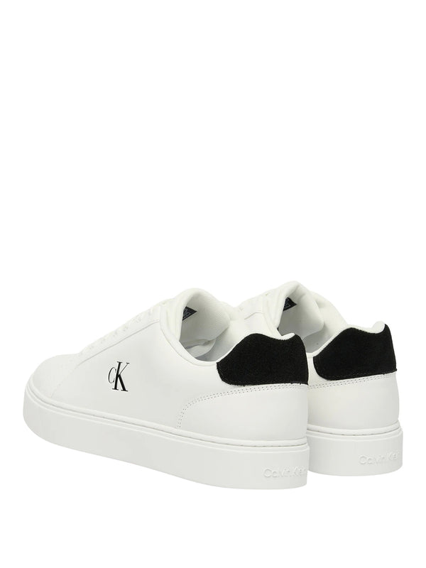 CALVIN CALZATURE Calvin Klein Sneakers Classic Cupsole Laceup Lth Bianco