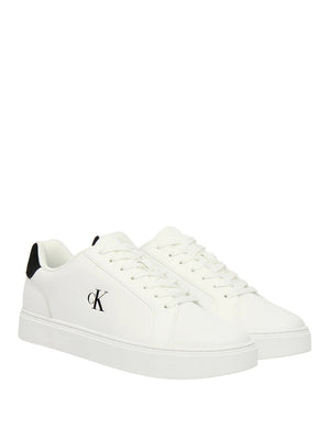 CALVIN CALZATURE Calvin Klein Sneakers Classic Cupsole Laceup Lth Bianco
