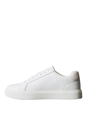 CALVIN CALZATURE Sneakers Calvin Klein Classic Cupsole Laceup Lth Bianco
