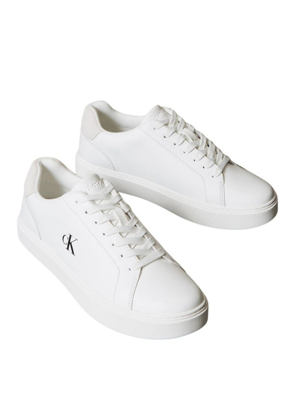 CALVIN CALZATURE Sneakers Calvin Klein Classic Cupsole Laceup Lth Bianco