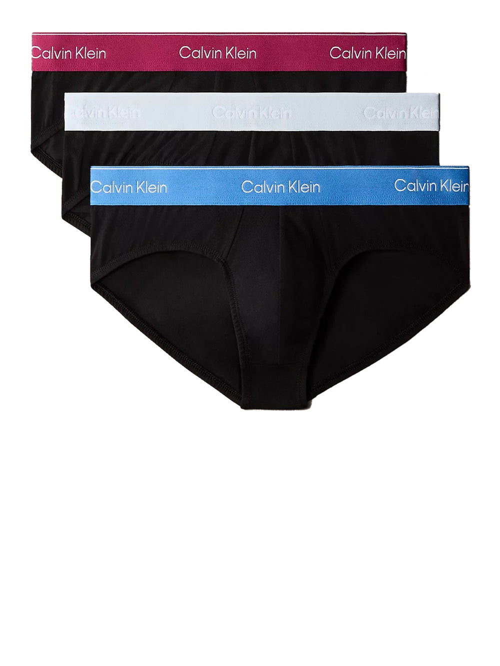 Calvin Klein Slip Icon Cotton Stretch Calvin Klein - Blac/ Poseidon