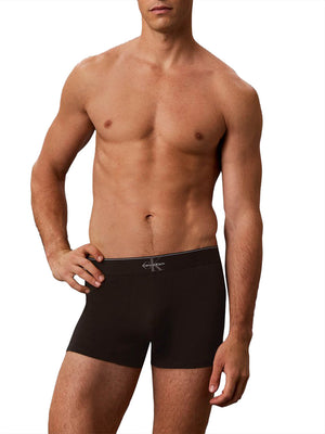 Calvin Klein Boxer Icon Cotton Stretch Graphic - Nero/Grigio