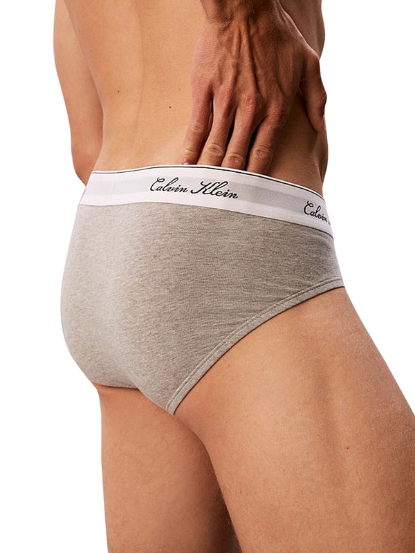 Calvin Klein Slip Icon Cotton Calvin Klein - black/grey heather/dark sapphire