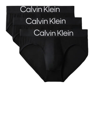 Calvin Klein Slip 3pK Ultra Soft Cotton - Nero
