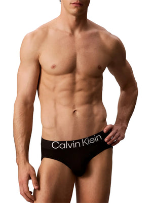 Calvin Klein Slip 3pK Ultra Soft Cotton - Nero