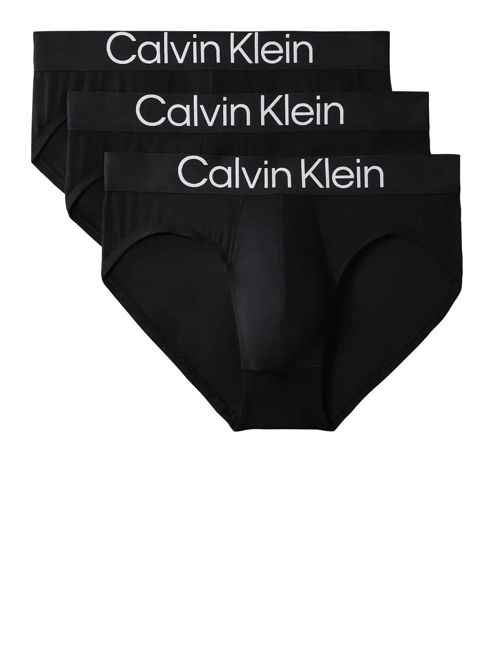 Calvin Klein Slip 3pK Ultra Soft Cotton - Nero
