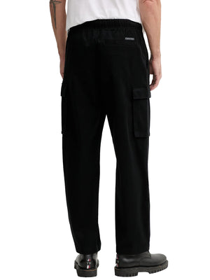 CALVIN2 1USCITA Pantalone Cargo Casual Calvin Klein Nero
