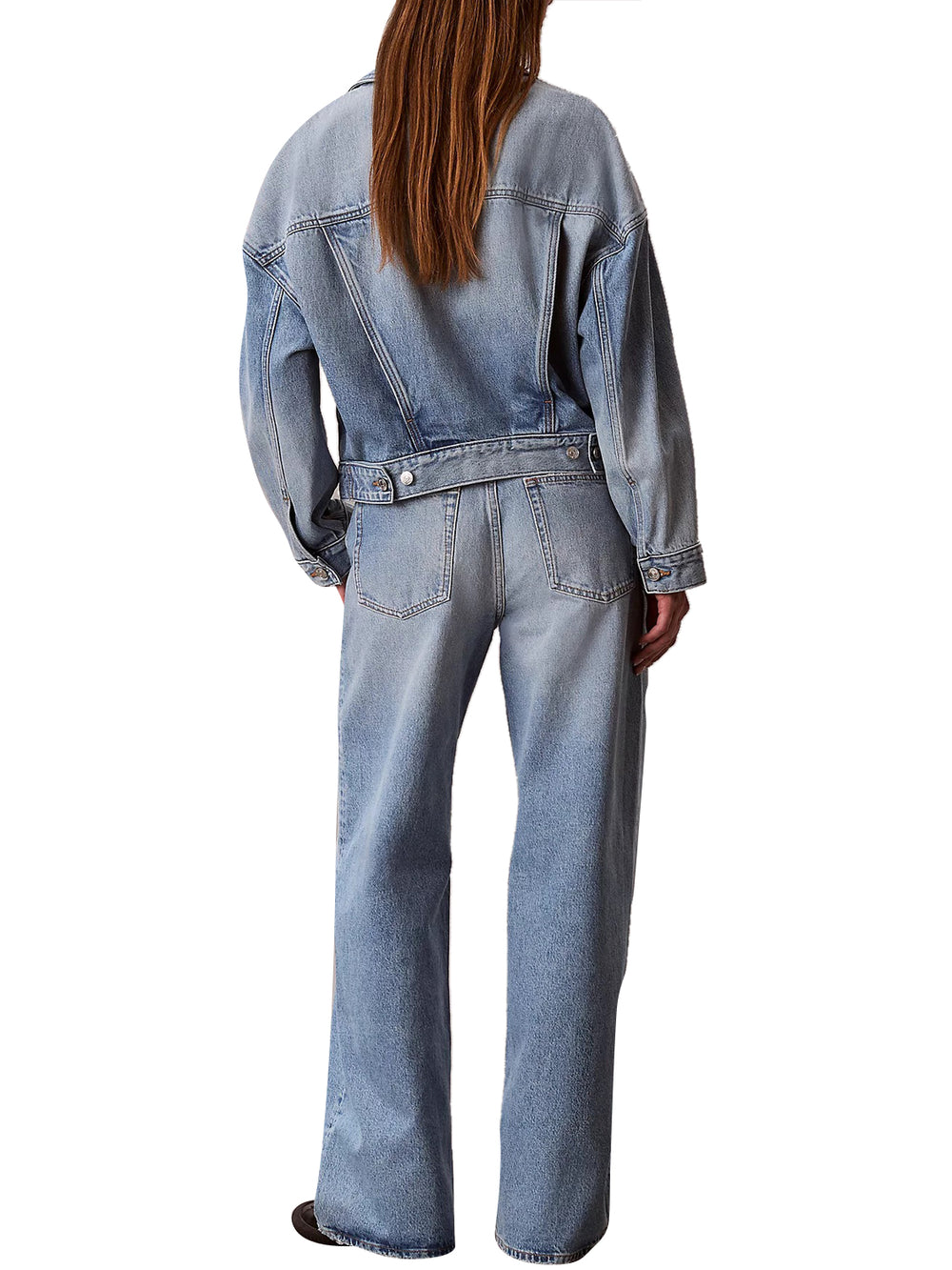 CALVIN2 1USCITA Jeans Wide Leg Calvin Klein - Denim