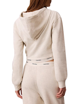 CALVIN2 1USCITA Felpa Con Cappuccio Elasticizzata Calvin Klein - Vaniglia
