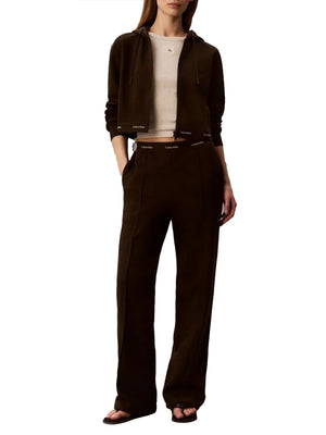 CALVIN2 1USCITA Pantaloni Da Jogging A Gamba Larga Calvin Klein - Coffee