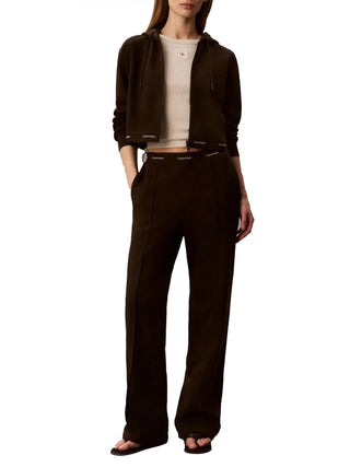 CALVIN2 1USCITA Pantaloni Da Jogging A Gamba Larga Calvin Klein - Coffee